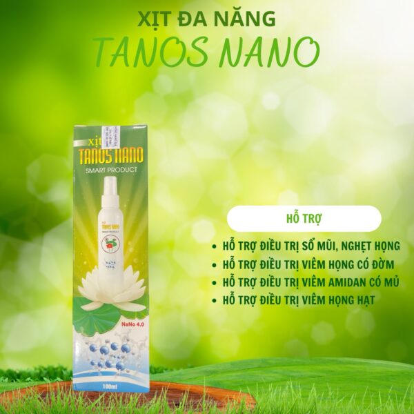 Bình xịt đa năng Tanos Nano 100 ml – Bác sỹ Tài