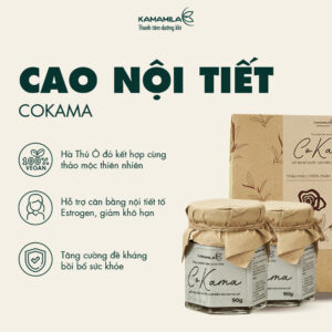 Kamamila – Cao Nội tiết CoKama 100% Thảo Dược Hỗ Trợ Cân Bằng Điều Hoà Nội Tiết Tố Nữ, Hộp dùng 45 ngày