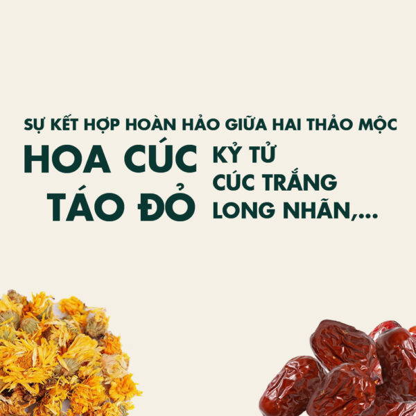 Trà hoa cúc Kamamila, trà dưỡng nhan giúp thanh nhiệt, sáng da, sáng mắt, ngủ ngon – Hộp 20 gói dừng từ 15-20 ngày