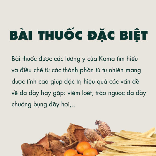 Bột Dạ Dày Kamamila Hỗ trợ giảm chứng đầy hơi, giảm đau dạ dày 100% từ thảo dược