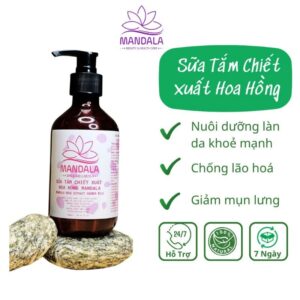 Sữa tắm hoa hồng Mandala 300ml