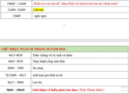 KHÓA TU “TÌM LẠI CHÍNH MÌNH” CHO THẾ HỆ TRẺ