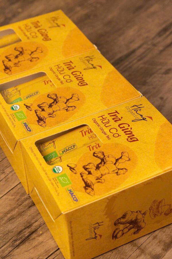 Trà Gừng Hữu Cơ – Hằng Organic 20 gói x 5g