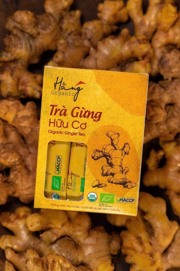 Trà Gừng Hữu Cơ – Hằng Organic 20 gói x 5g