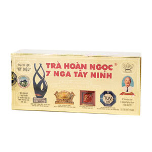 Trà Hoàn Ngọc 7 Nga Tây Ninh trợ tiêu hóa, giải độc gan hộp 30 gói x 4g