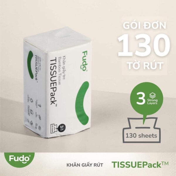 Khăn giấy khô FUDO – làm từ 100% sợi tre