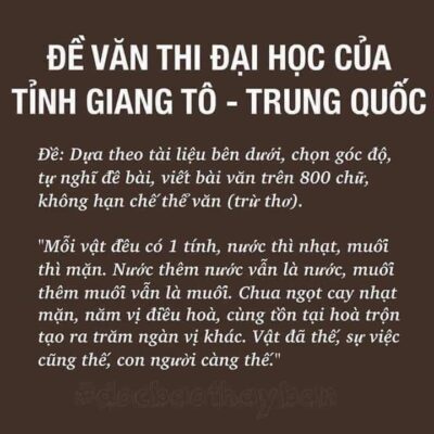 VÀ ĐÂY LÀ BÀI LÀM ĐÃ ĐẠT ĐIỂM TUYỆT ĐỐI 150/150