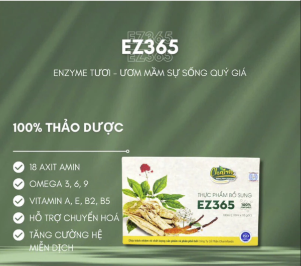 ENZYME 365 TỪ HƠN 300 LOẠI THẢO DƯỢC