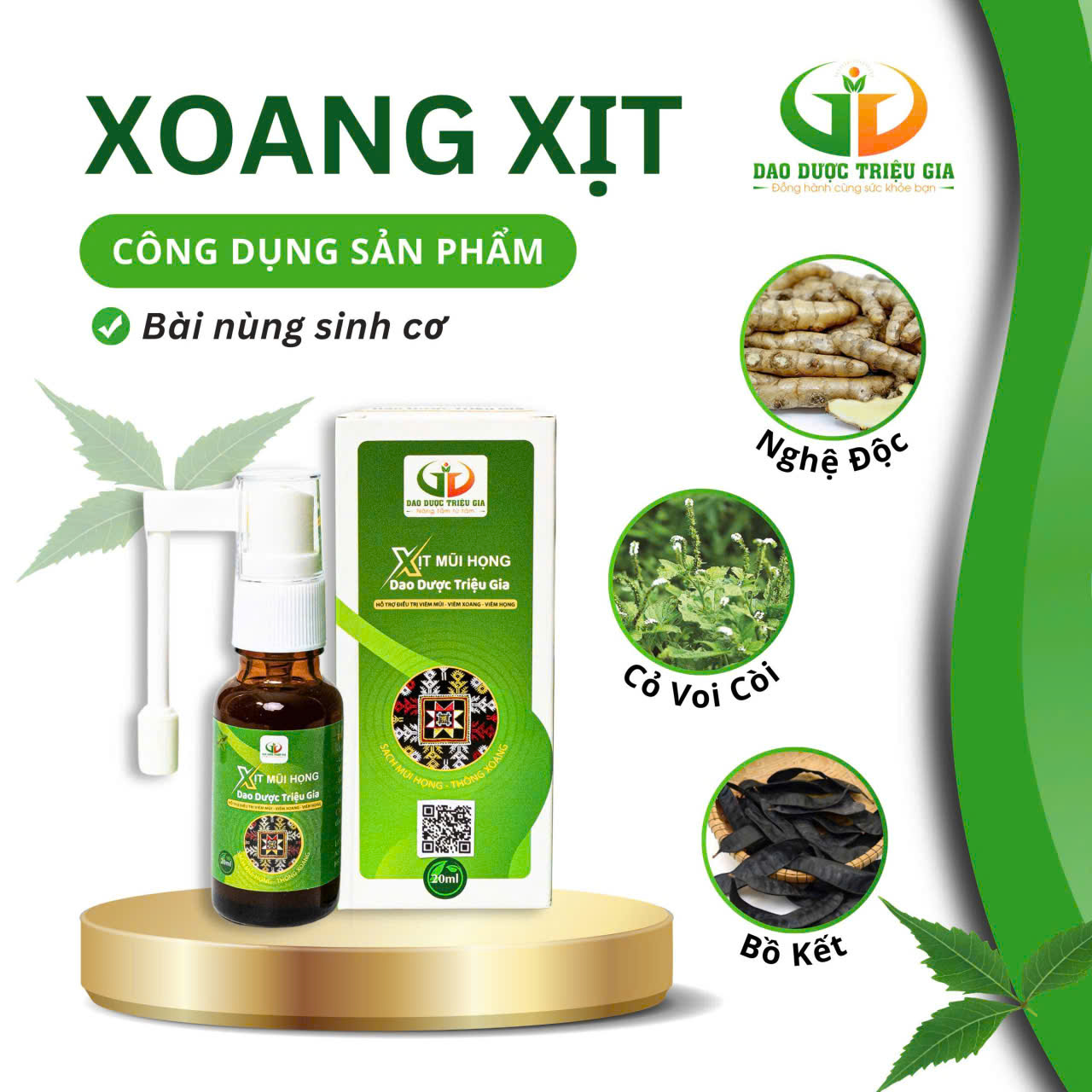 Xịt Mũi Họng Triệu Gia