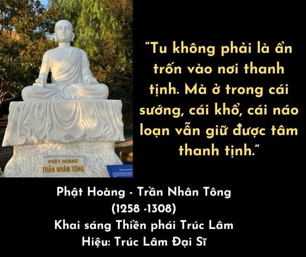 Những câu nói nổi tiếng của Phật hoàng Trần Nhân Tông